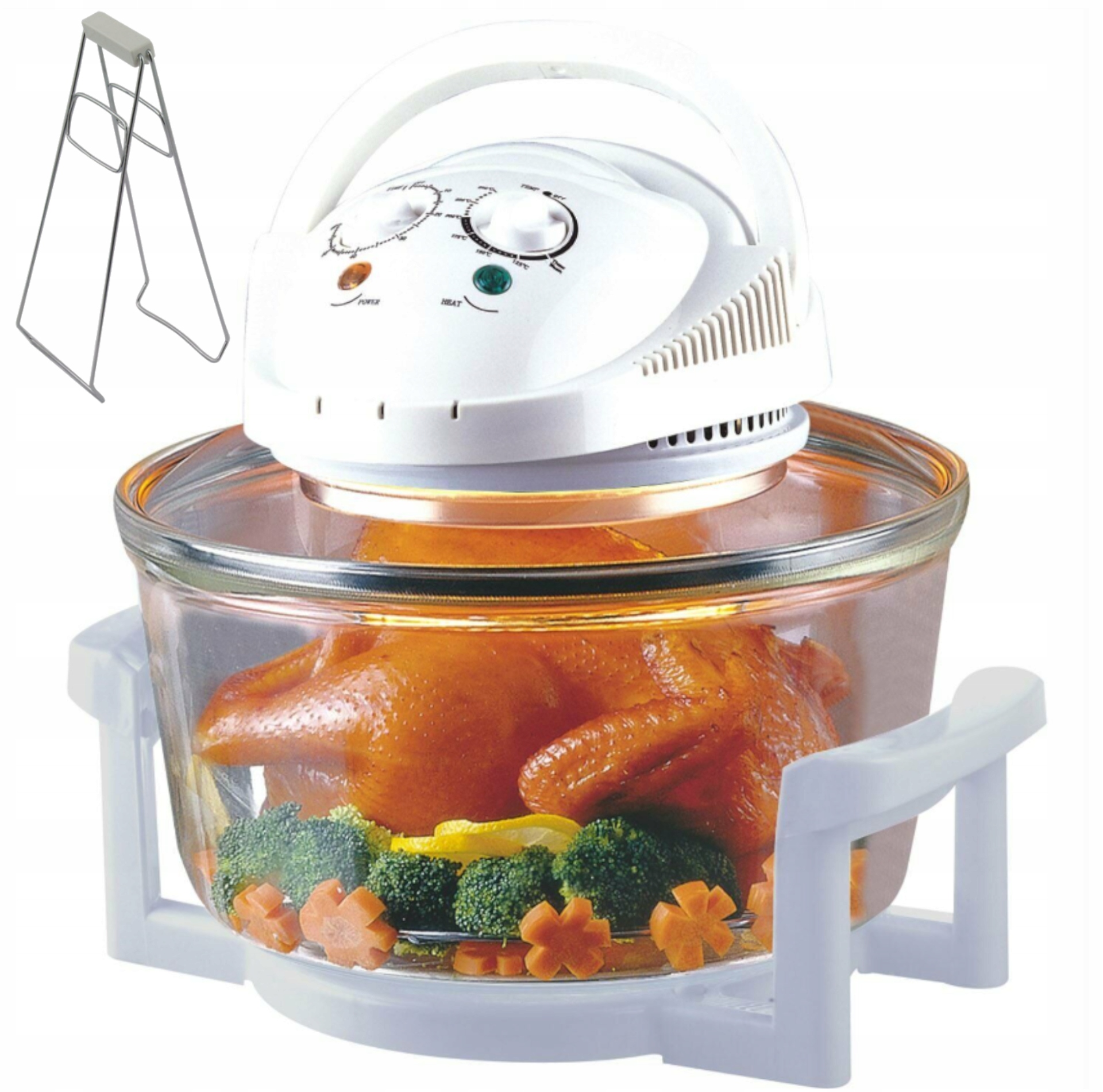 Halogenový Konvektomat Tlakový Hrnec Obrovský 18L Set Příslušenství