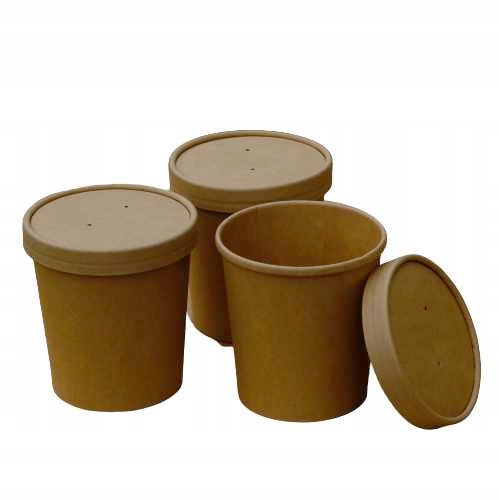 

Pojemnik bio z pokrywką na zupę, 470ml, 25szt.