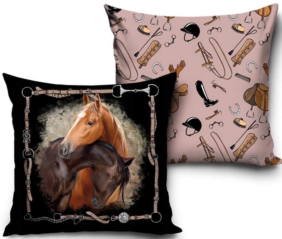 

poszewka dekoracyjna koń konik konie mustang 40X40
