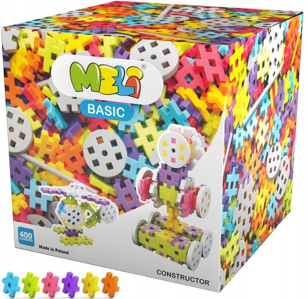 

Klocki Konstrukcyjne Wafle Meli Constructor 400