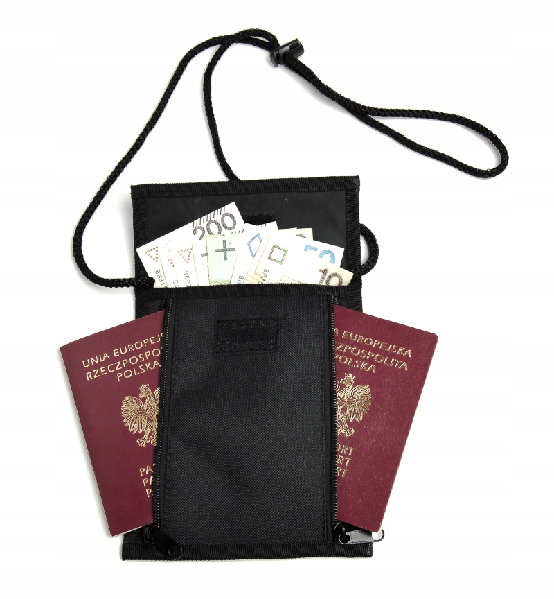 MOCNA SASZETKA PASZPORTÓWKA ETUI NA DOKUMENT POLSK Wysokość 17 cm