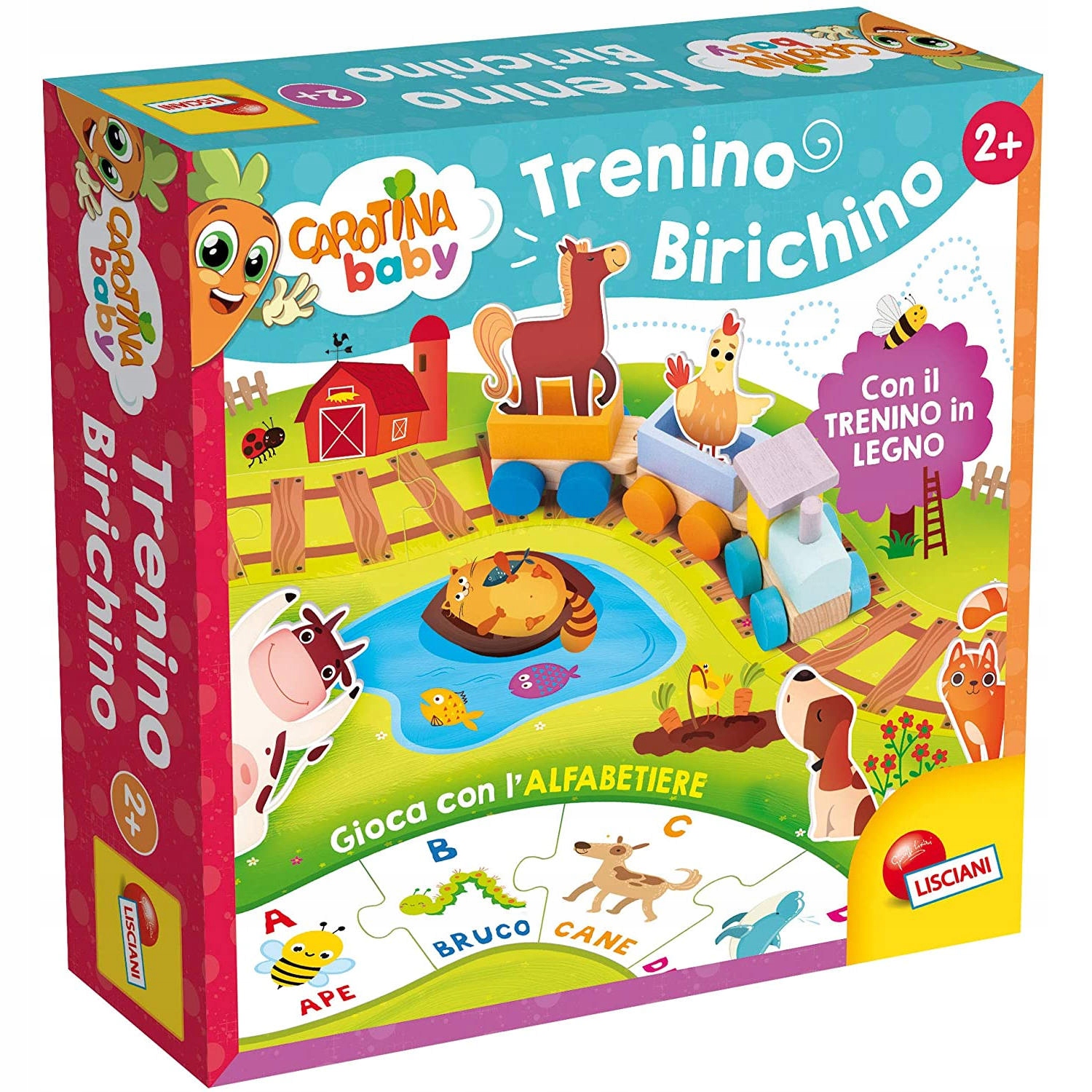 

Lisciani Dzięciecy Pociąg Carotina Baby +2 Lata