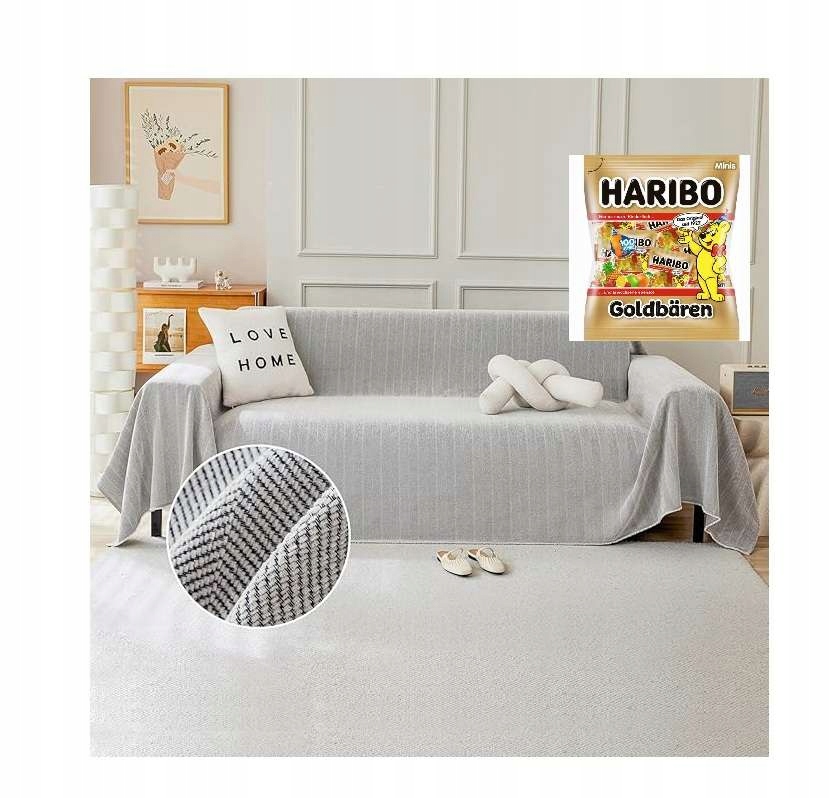 Přehoz na postel 180 x 340 cm měkoučký s jedličkou boho, Šedý