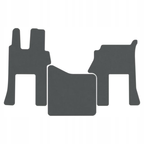 MERCEDES ACTROS MP4 11- PNEUM dywaniki welur STD s