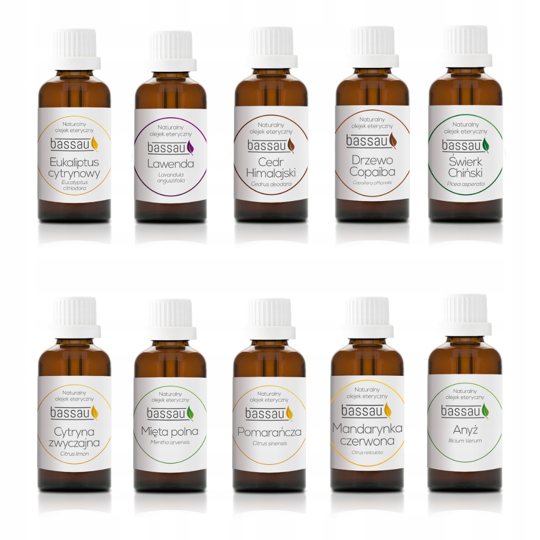 

Zestaw Olejków Do Sauny Bassau 10 Sztuk MIX