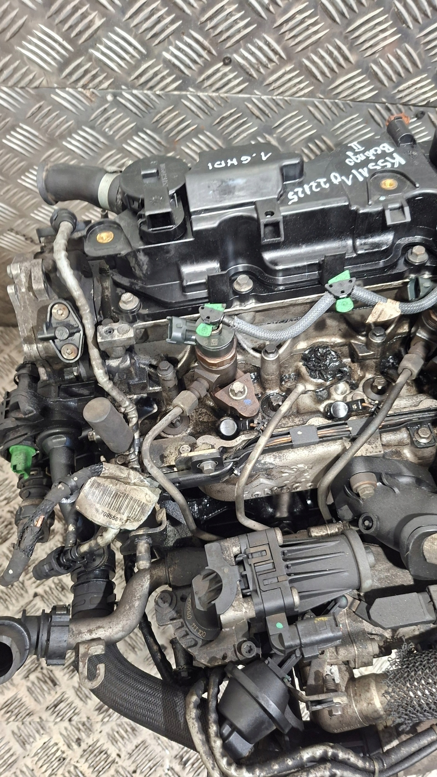 engine unprotected pillar Z UKLADEM PALIWOWYM CITROEN BERLINGO II 1.6HDI 9H06