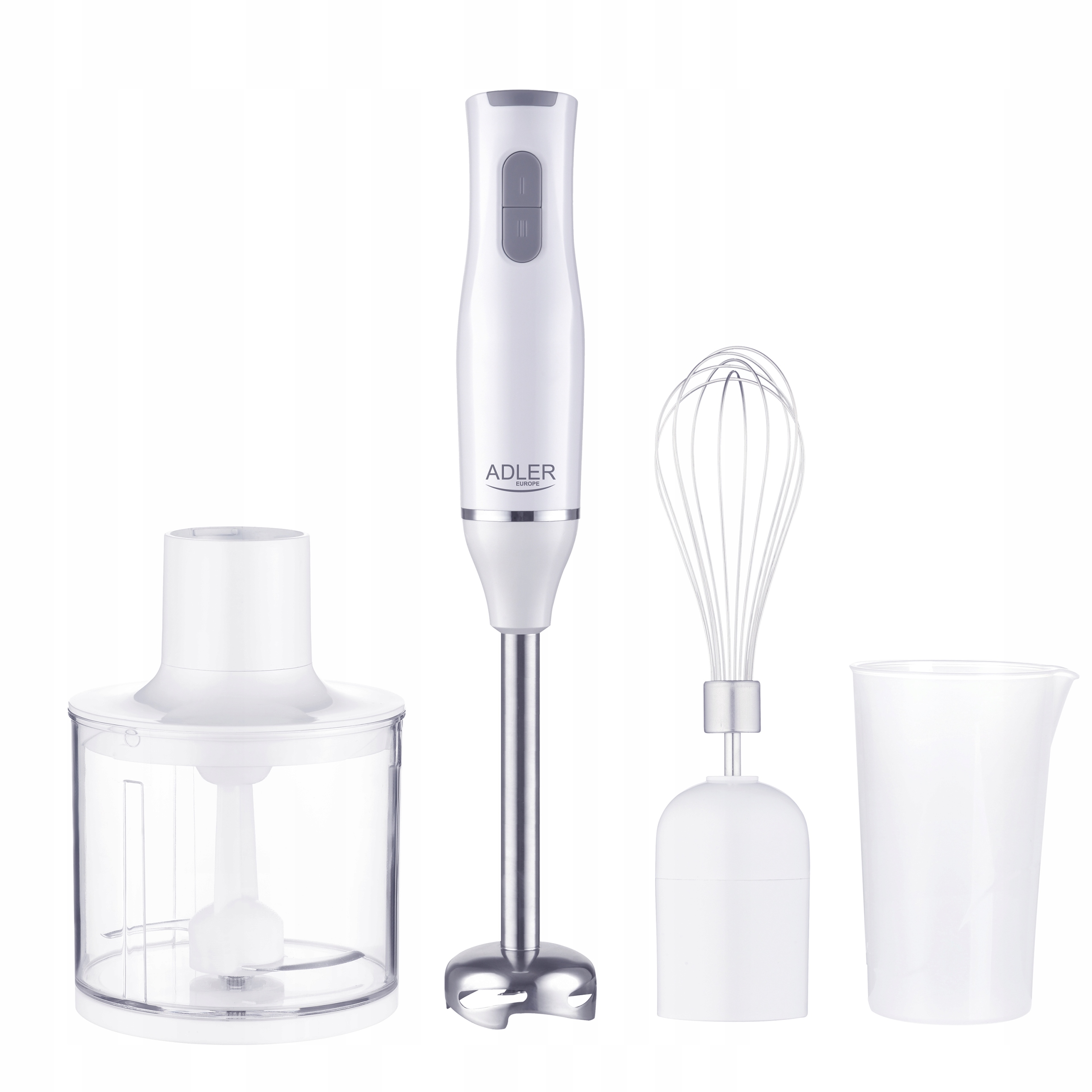 Blender ręczny AD 4620 - 2 prędkości, 800W, zestaw z pojemnikami
