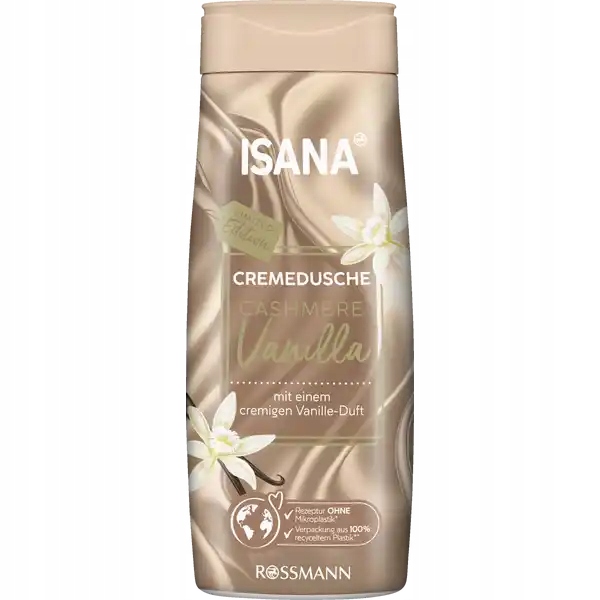 Isana kremowy żel pod prysznic kaszmir, wanilia • Opinie - Allegro