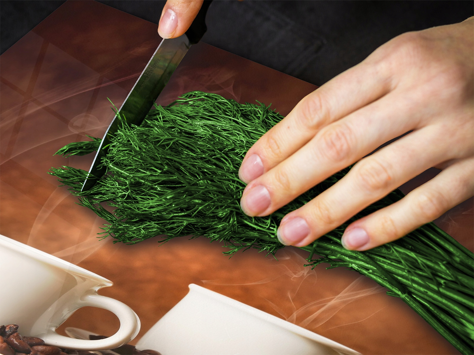 szklana płyta ochronna szkło 2x 30x52 kawa Kolor wielokolorowy