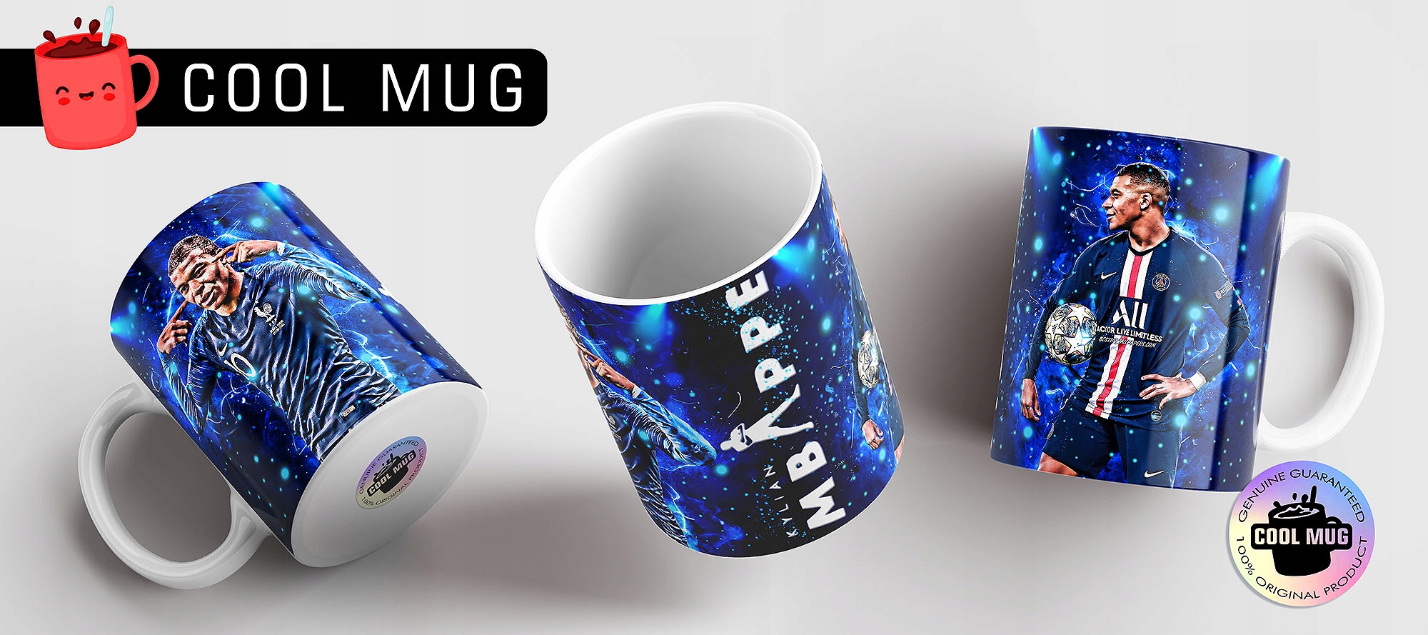 NAJLEPSZY KUBEK DLA DZIECI MBAPPE NA PREZENT SUPER JAKOŚĆ Marka inna