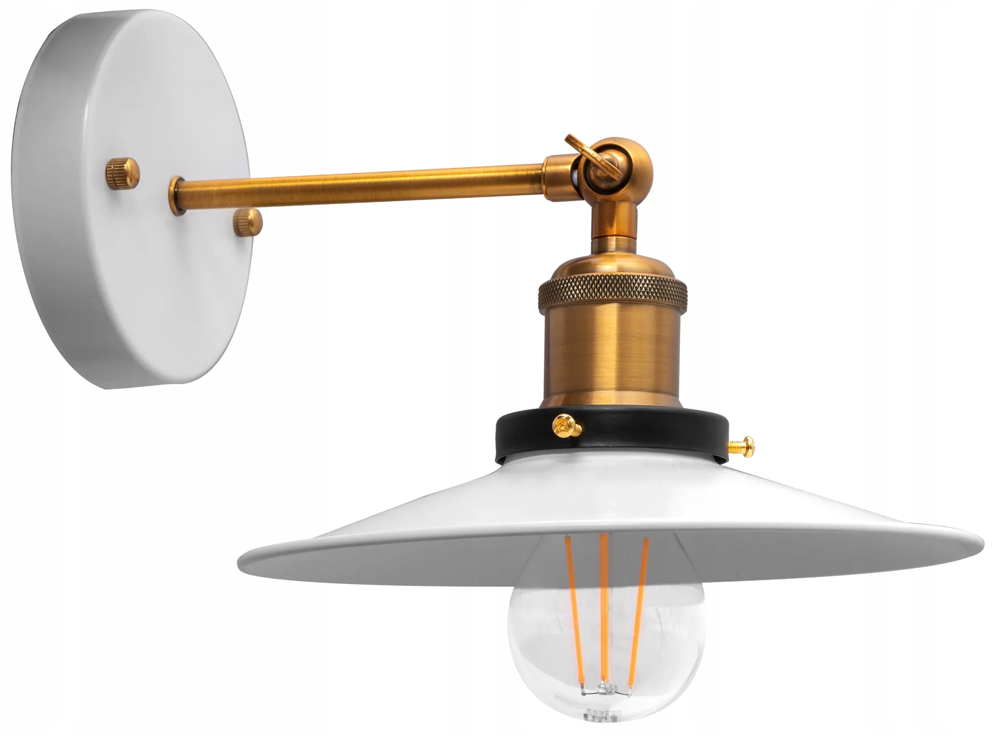 

Lampa Ścienna Kinkiet Porto Loft Biały Sufitowa