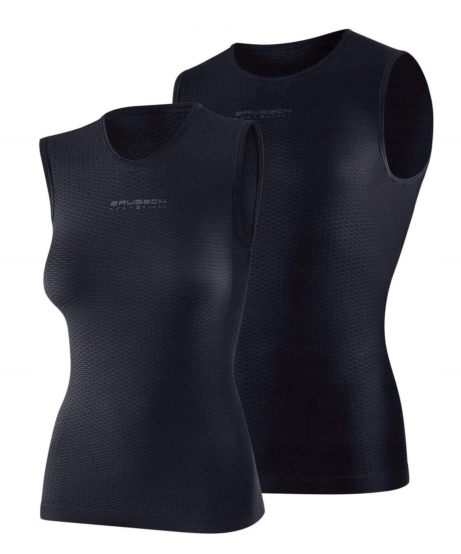 BRUBECK BASE LAYER KOSZULKA TERMOAKTYWNA UNISEX BEZRĘKAWNIK POTÓWKA XXL Kolekcja MULTIFUNCTIONAL