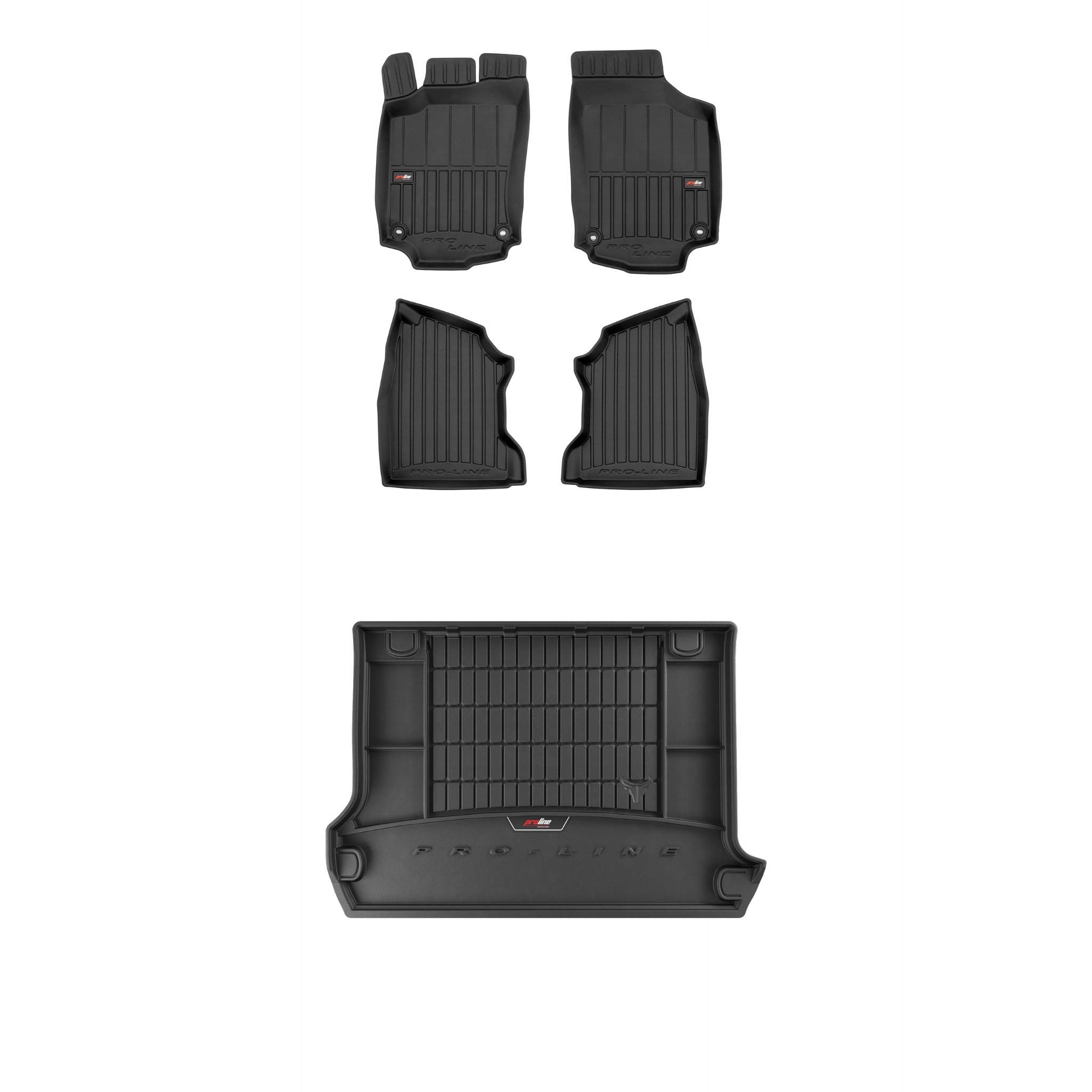 Frogum 3D Sada gumových koberců a rohože s logem pro Opel Combo C 2001-2011