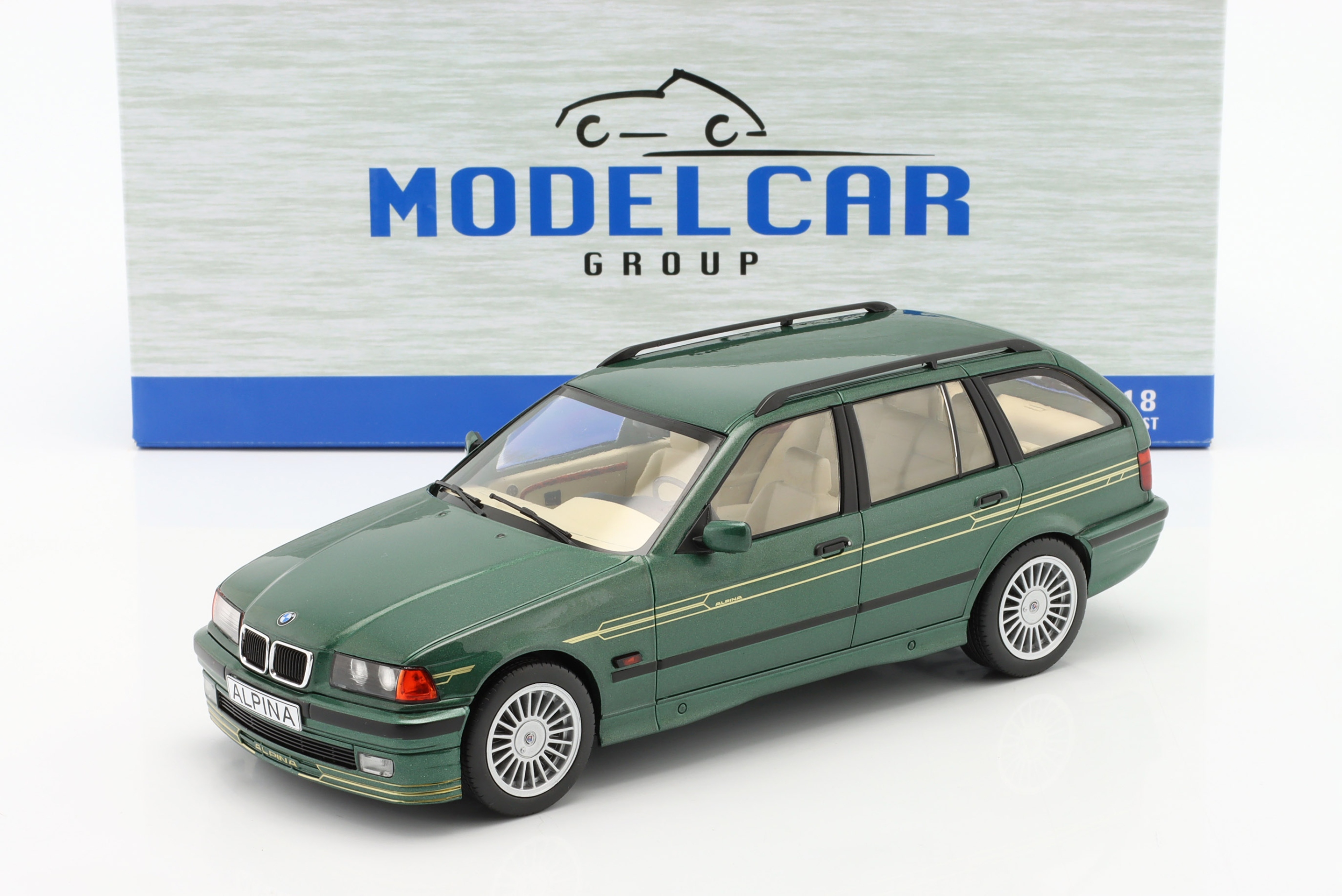 Mcg Bmw Alpina B3 (E36) 3.2 Touring 1995 Green metallic 1:18