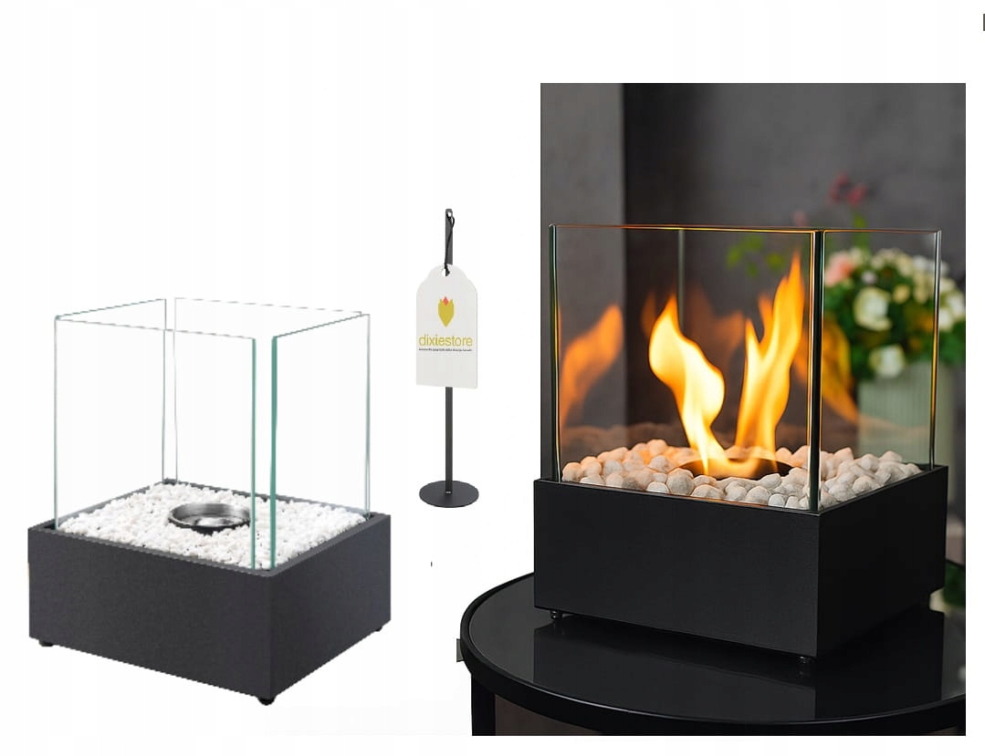 Volně Stojící Biokrb DIXIE-14 Na Bioethanol 30 CM – Bez Kouře, Obývací Pokoj, Terasa