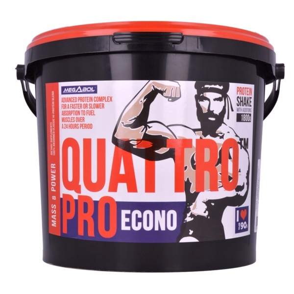 MEGABOL Quattro Pro -1800g BIAŁKO ODŻYWKA BIAŁKOWA — 2