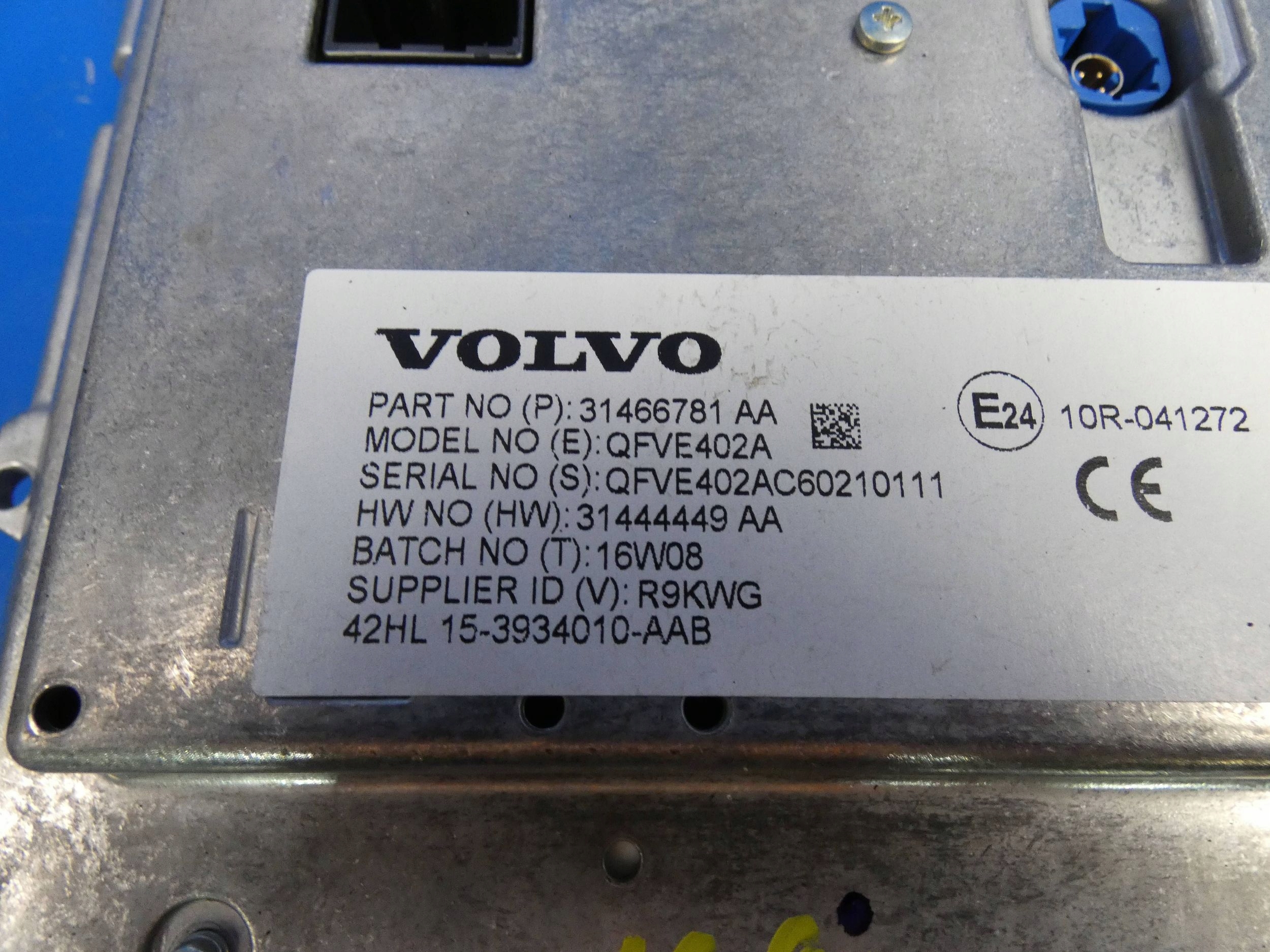 VOLVO XC90 II MONITOR EKRAN display RADIA navigation devices PANEL