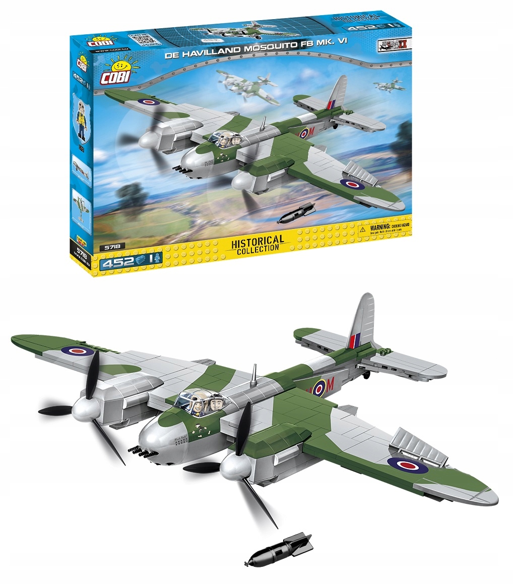 

Cobi 5718 Brytyjski Samolot De Havilland Mosquito