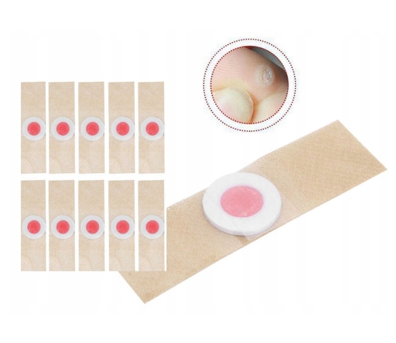 Náplast na odstraňování otisků nohou Náplasti Na Puchýře 54 ks