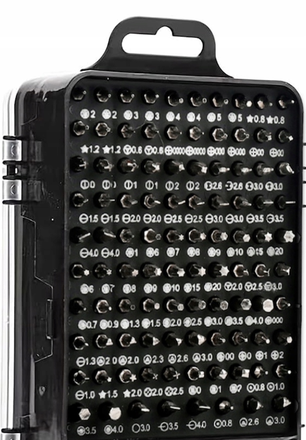 UNIWERSALNY ZESTAW ŚRUBOKRĘTÓW PRECYZYJNYCH WKRĘTAKI TORX 115w1 WKRĘTAKI EAN (GTIN) 5907691044625