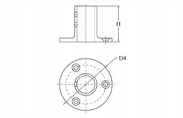 RELING Ø 22 MM PODSTAWA SŁUPKA RELINGU Marka inny