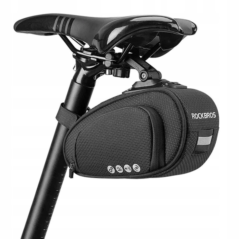 Torba rowerowa Rockbros C40 pod siodełko czarna