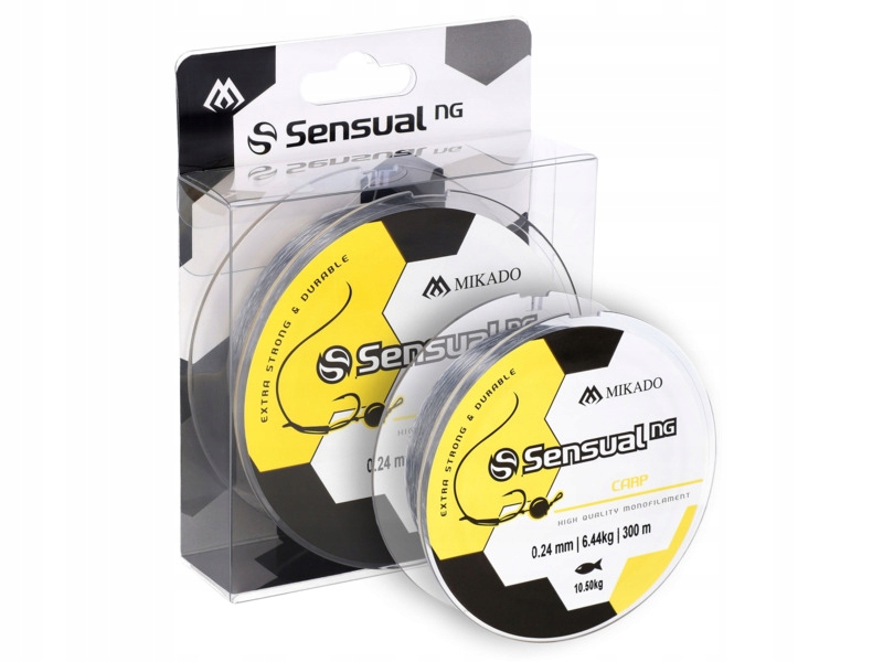 Żyłka Mikado Sensual N.g Carp 0.45 mm 300 m Transparentny