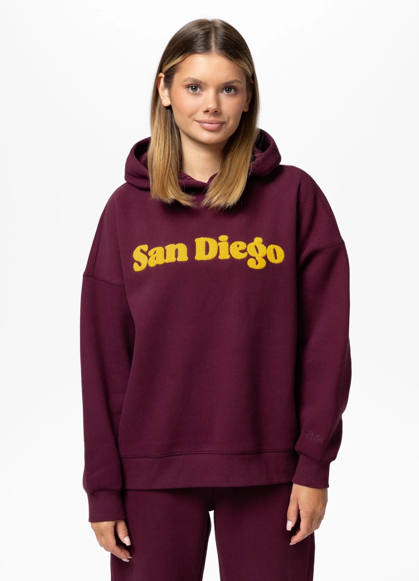 Dámská mikina s kapucí Pitbull Tulla San Diego, pohodlný oversize Střih