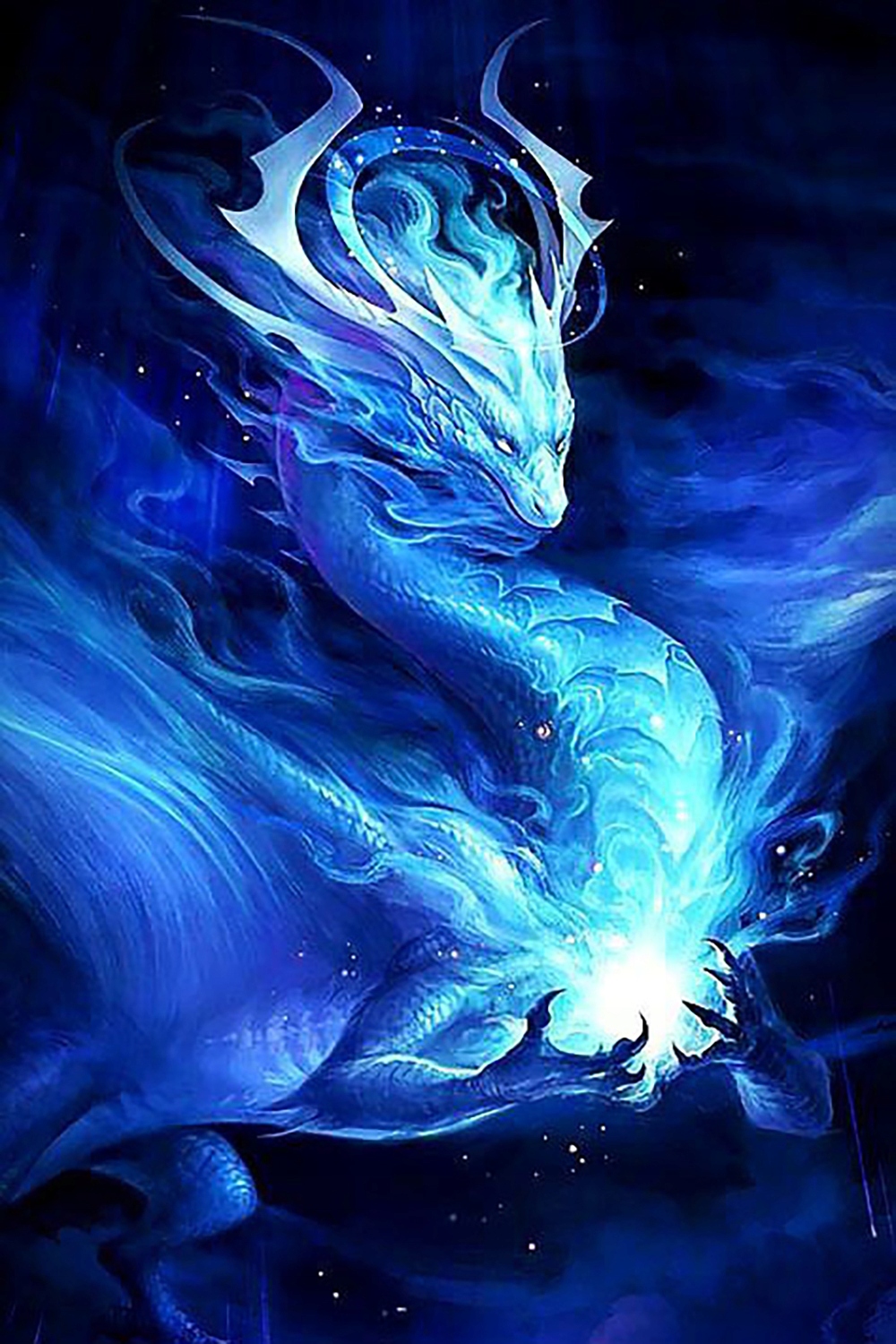 Diamantový obraz ze série z diamantů výšivka drak 5