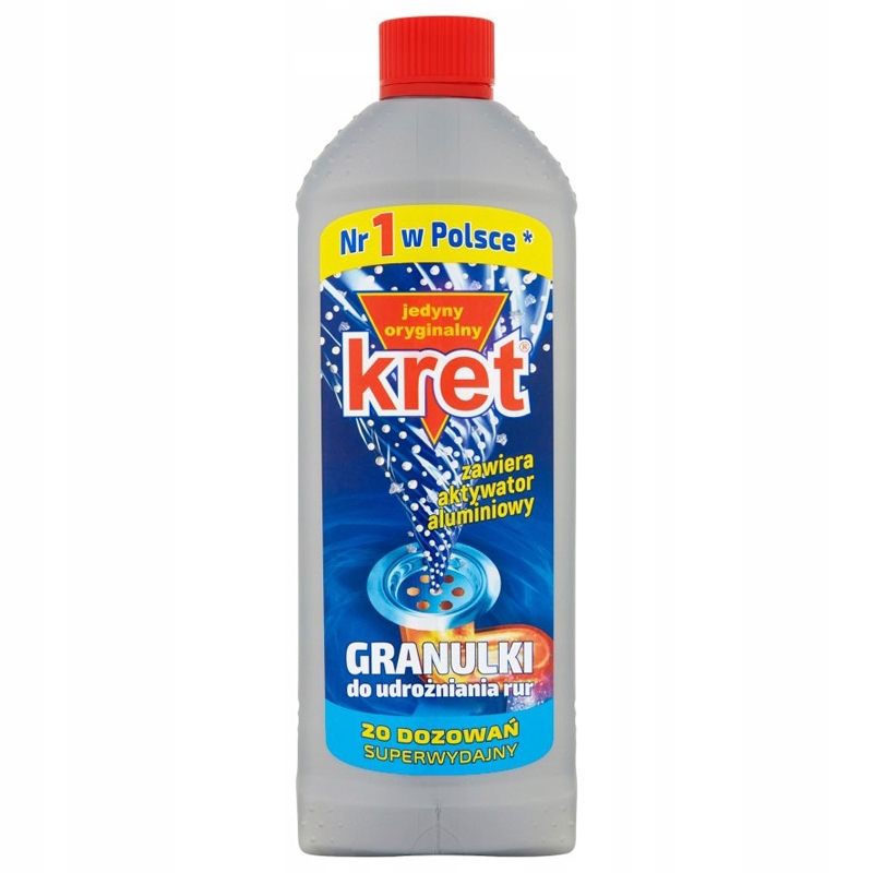 

Kret Granulki Do Udrożniania Rur 800G