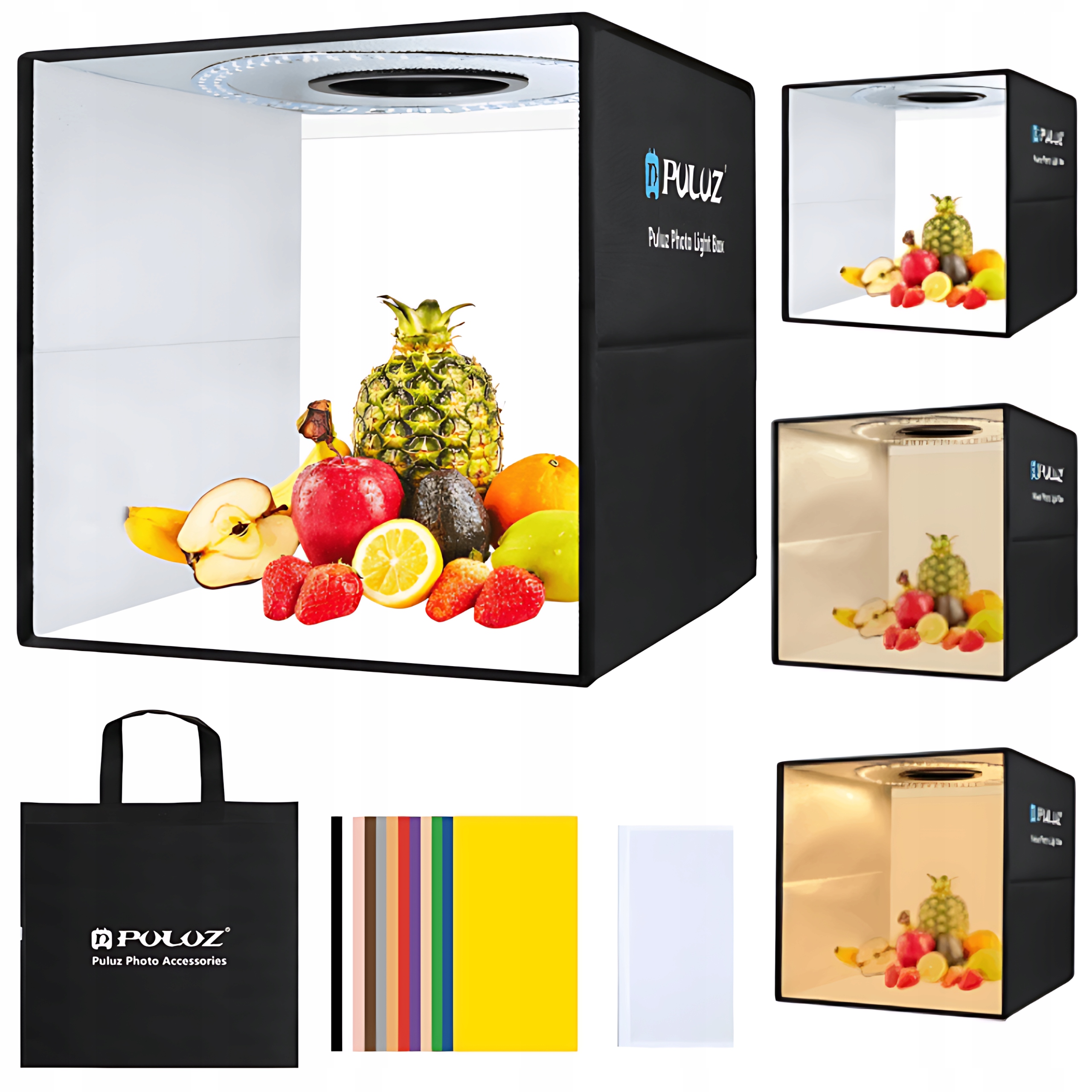 Puluz Stan pro fotografování produktových fotografií 3200-6500k 40cm