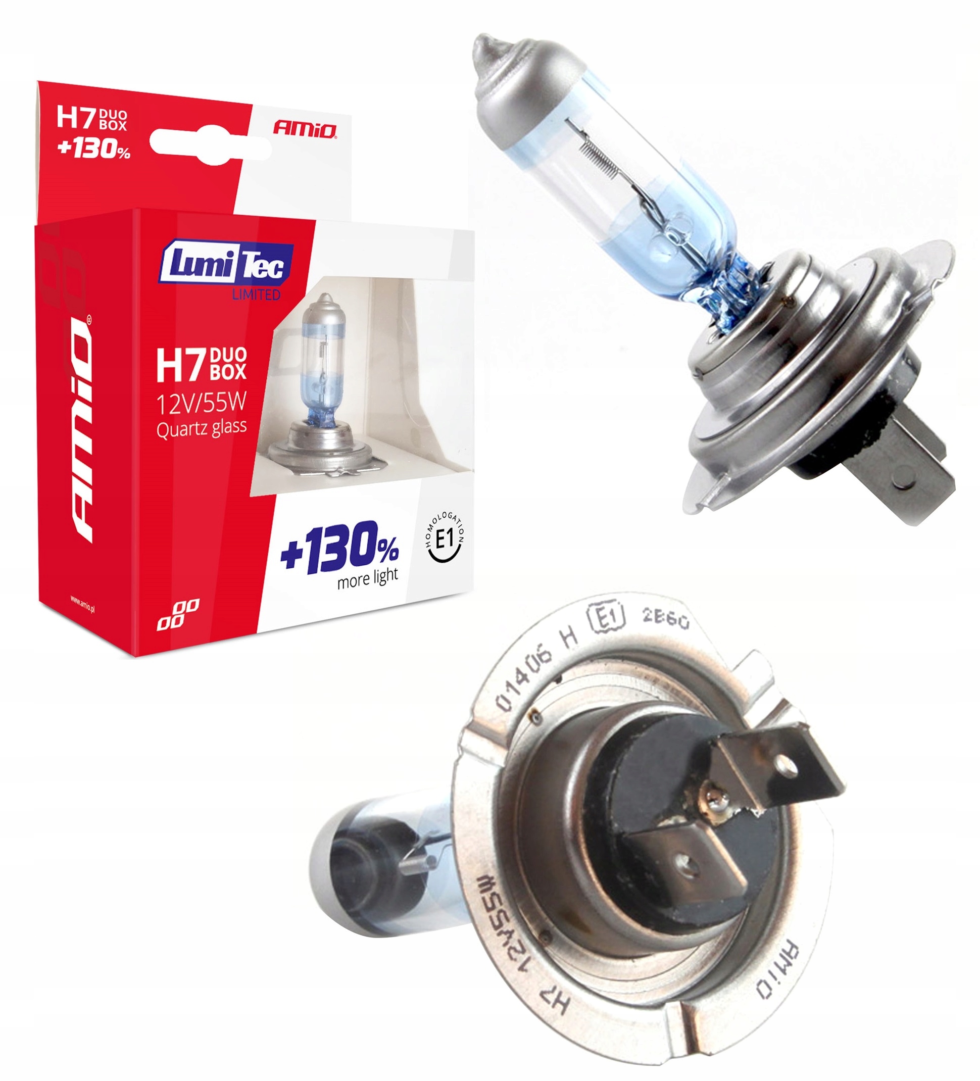 

Żarówki H7 12V LumiTec Limited +130% 4300K Komplet