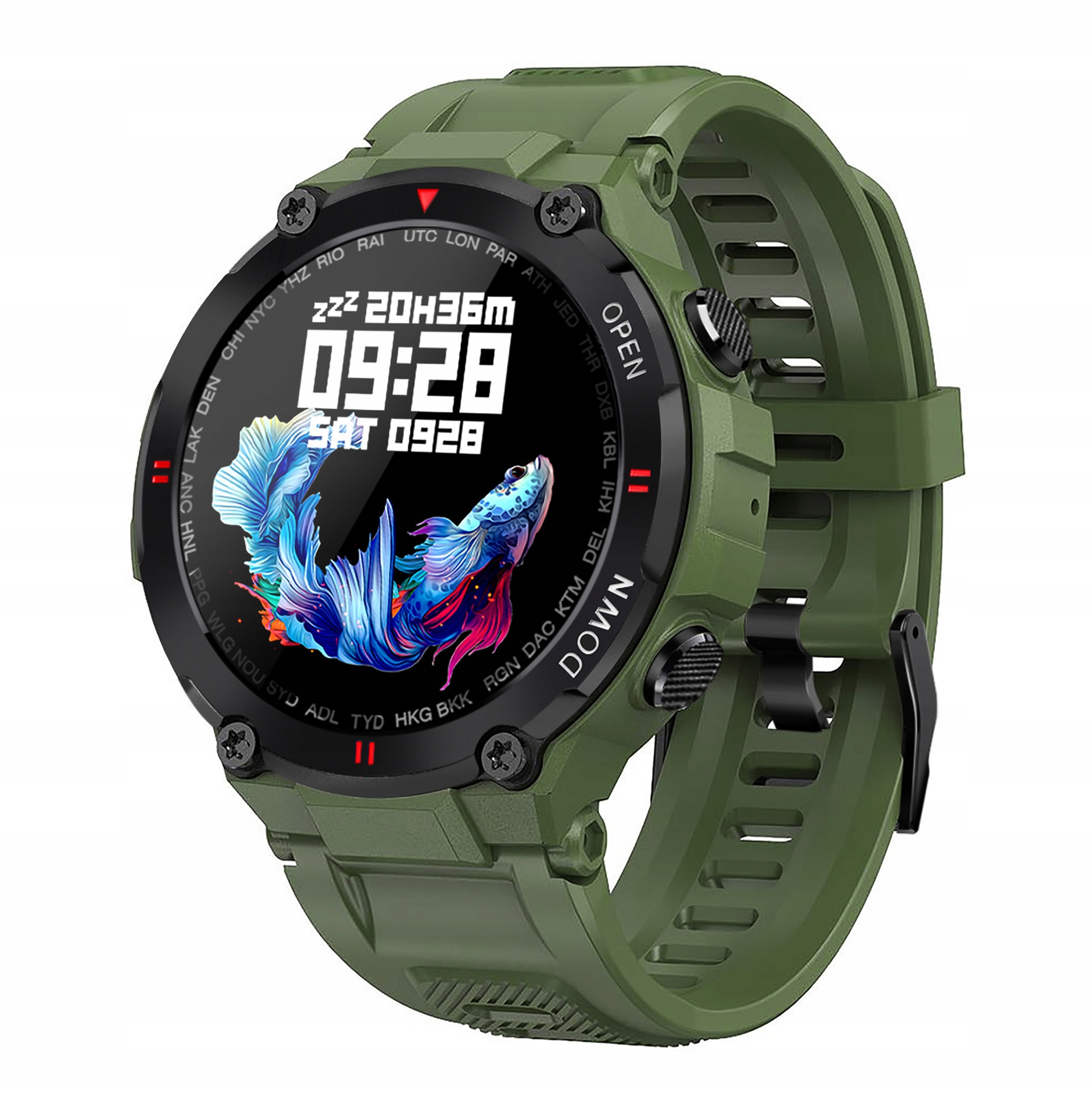 ZEGAREK SMARTWATCH E-SHOCK PULS CIŚNIENIE ROZMOWY Model K22