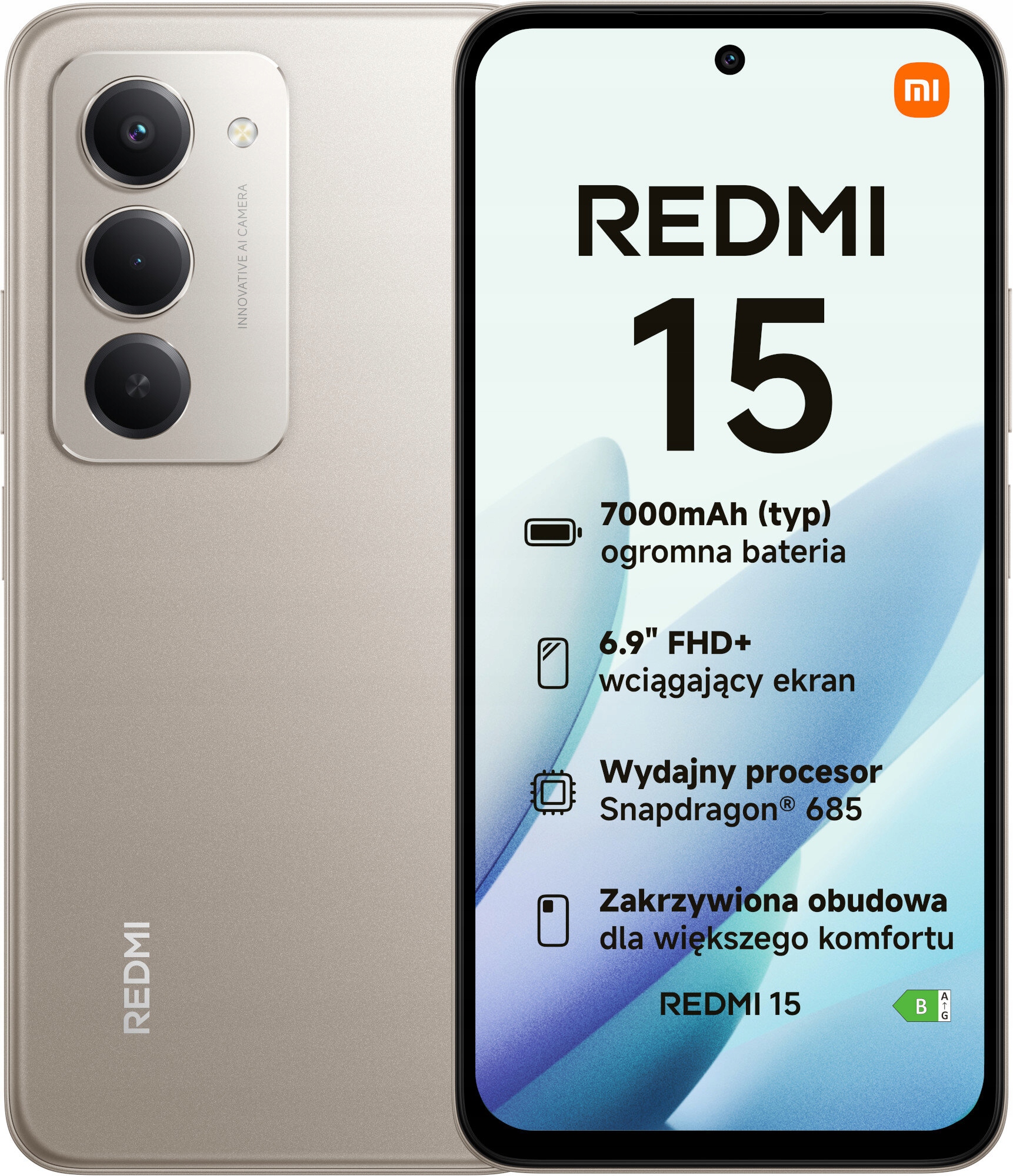 Smartfón Xiaomi Redmi 15 4G 6/128GB Dual Sim Nfc Titanový Titan Gray