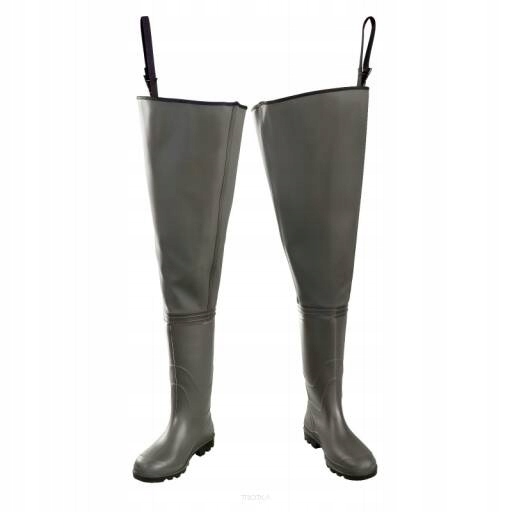 kalosze wędkarskie długie Wodery z klamrą zielone Pvc Waders R. 41