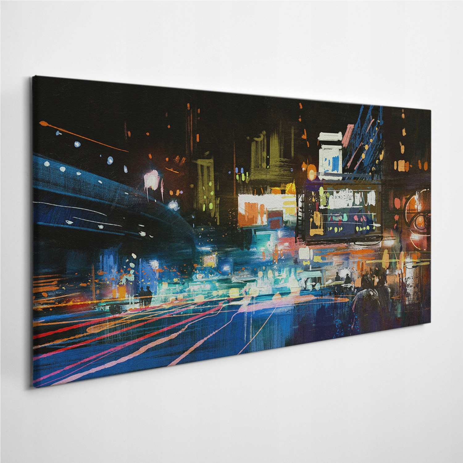 

Foto-obraz na płótnie Miejski Miasto Noc 120x60 cm