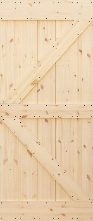 DRZWI DREWNIANE SOSNOWE PRZESUWNE LOFT RUSTIC K 70 Marka inna