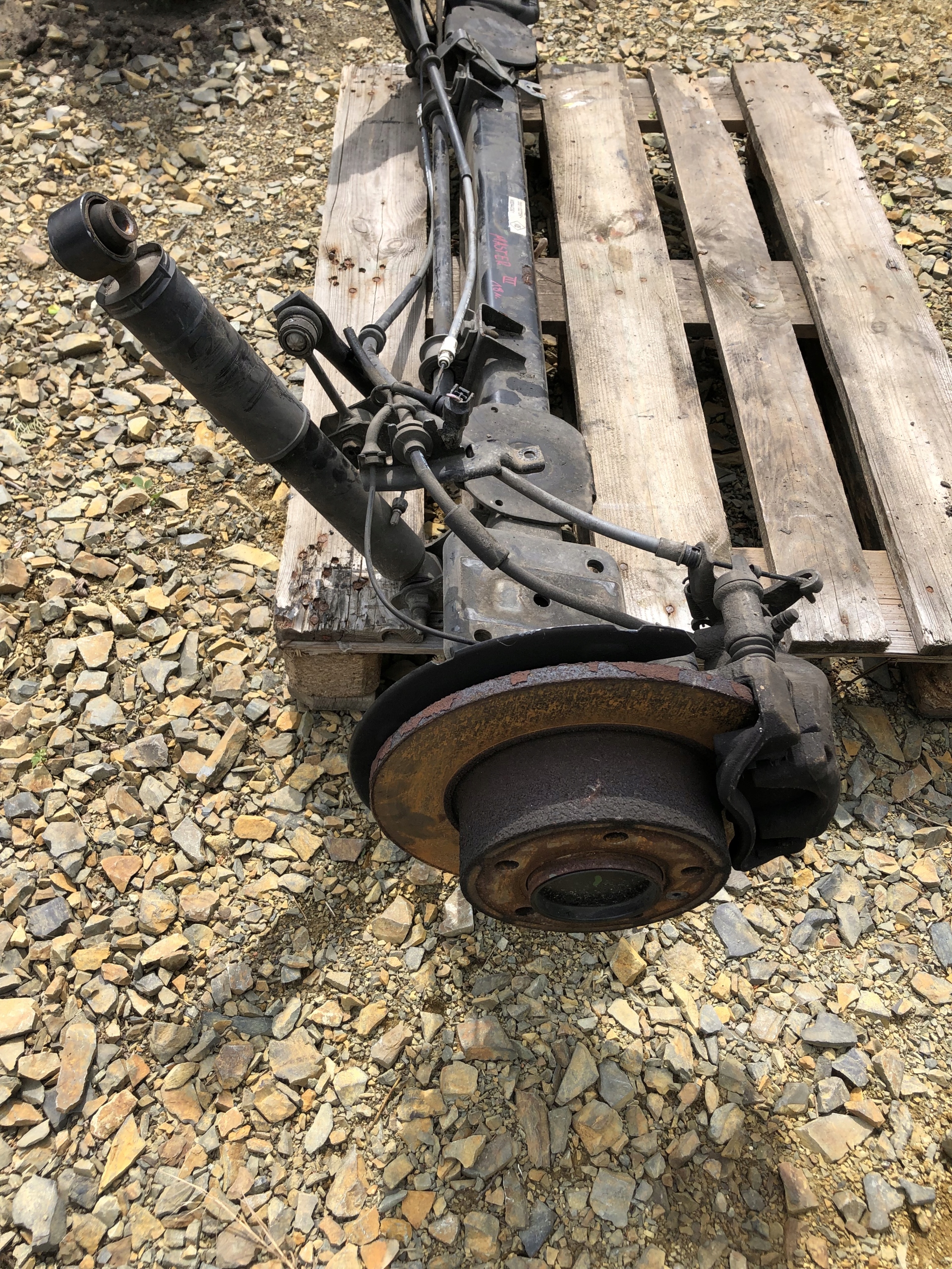 MASTER III 14- complete sider rear part sususpension