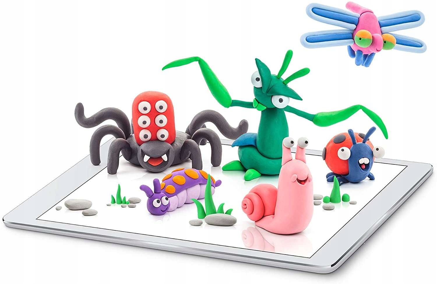 Hey Clay Masa Plastyczna Robaczki Robaki Zestaw Marka TM Toys
