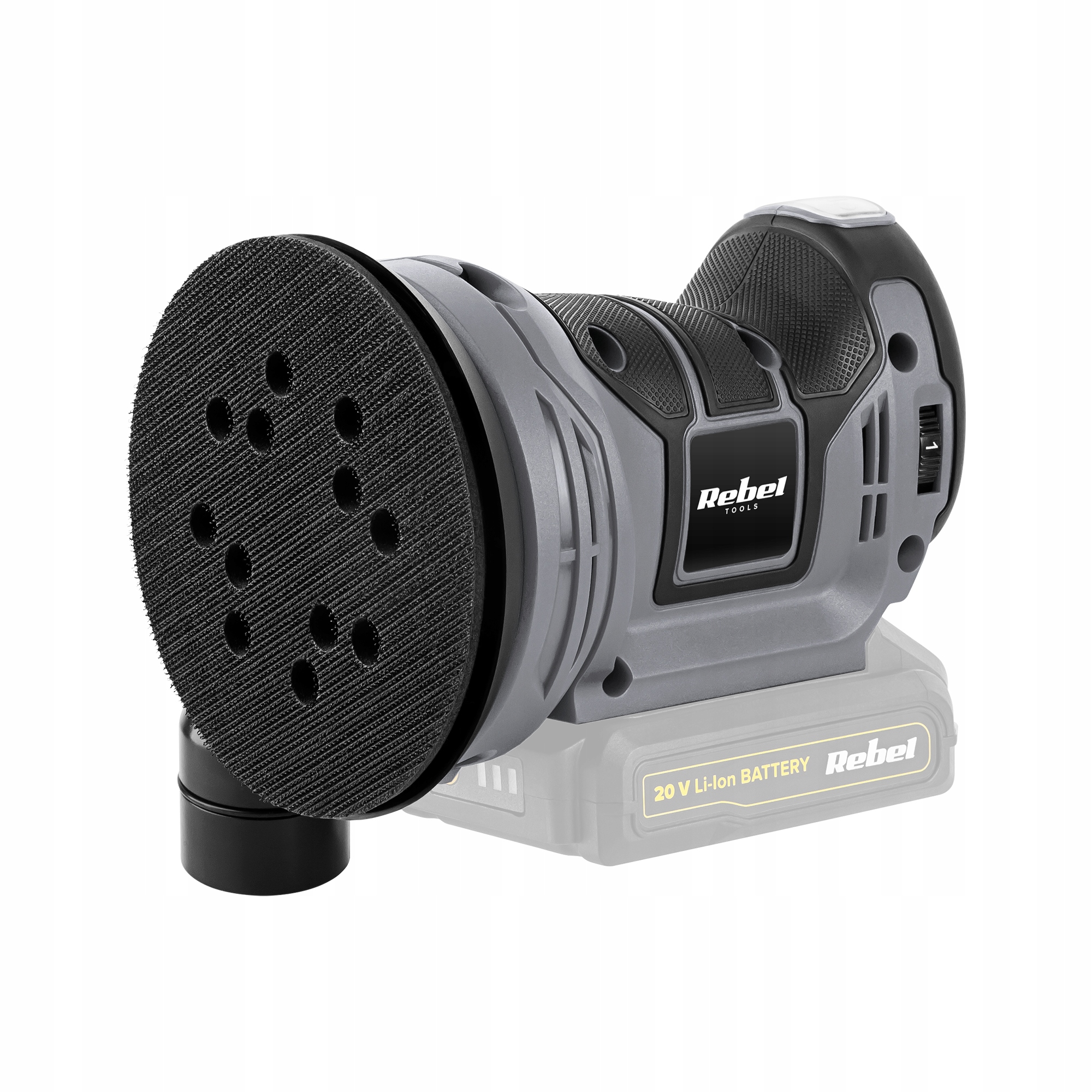 Szlifierka mimośrodowa akumulatorowa Rebel 20V 2Ah