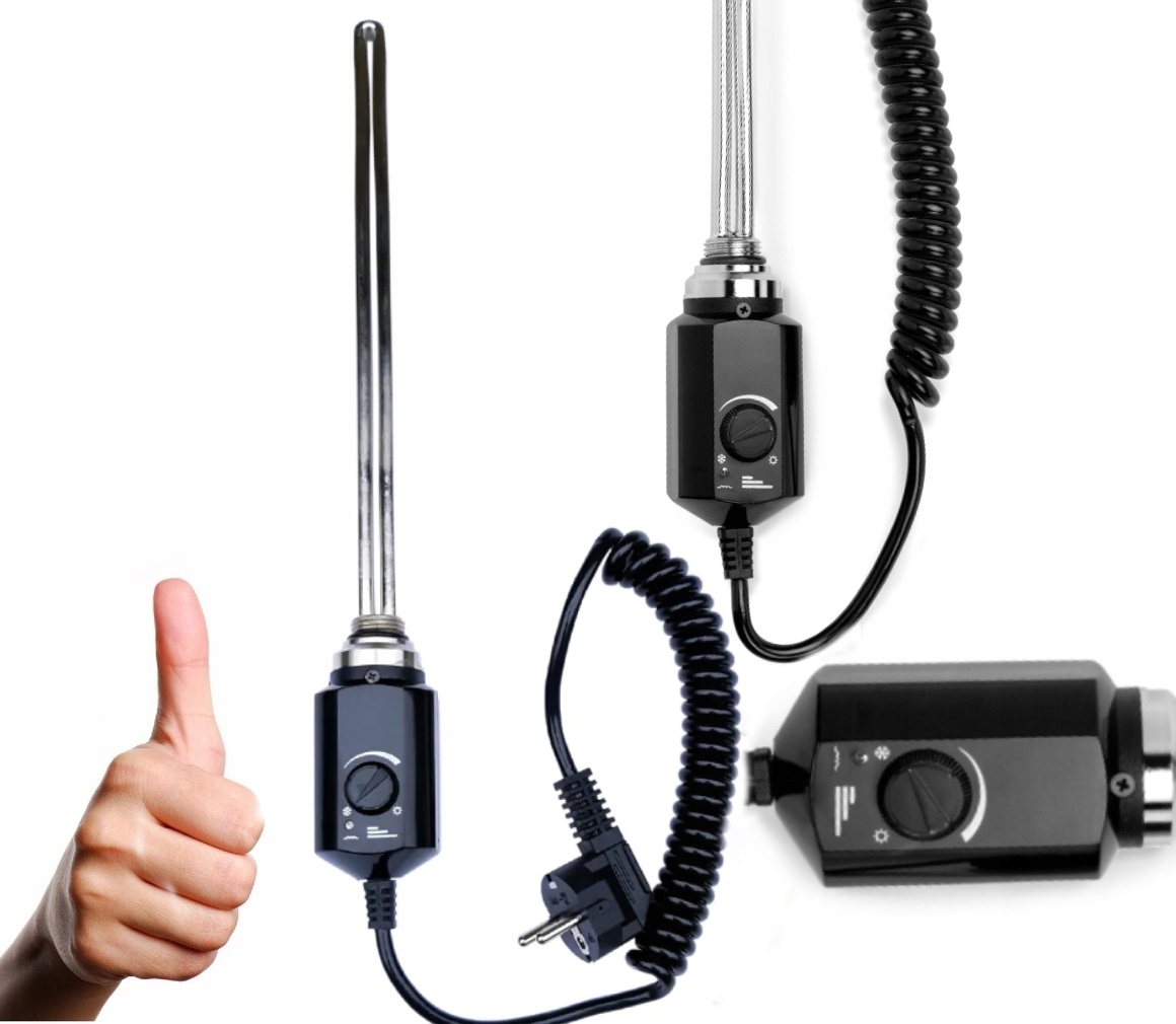 GRZAŁKA DO GRZEJNIKA ŁAZIENKOWEGO CZARNA 900W 230V EAN (GTIN) 5905575740915