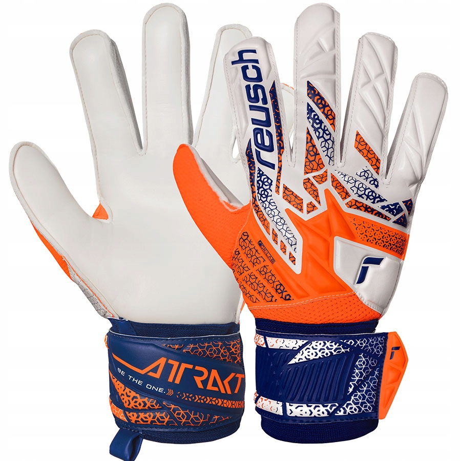 Reusch Attrakt Solid (10,5) Unisexové rukavice Oranžová