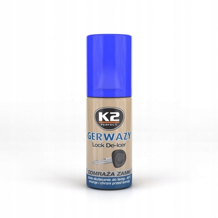 K2 Gerwazy Odmrażacz Do Zamków 50 ml Szybkie Działanie