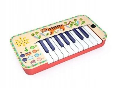 

Syntezator dla dzieci muzyczny Tygrys Djeco 3+