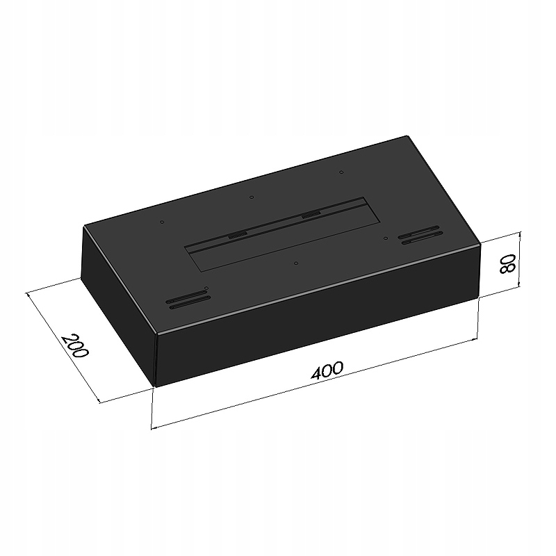 Biokominek wolnostojący gotowy wkład do kominka Simplebox 400 Simplefire Rodzaj wolnostojący
