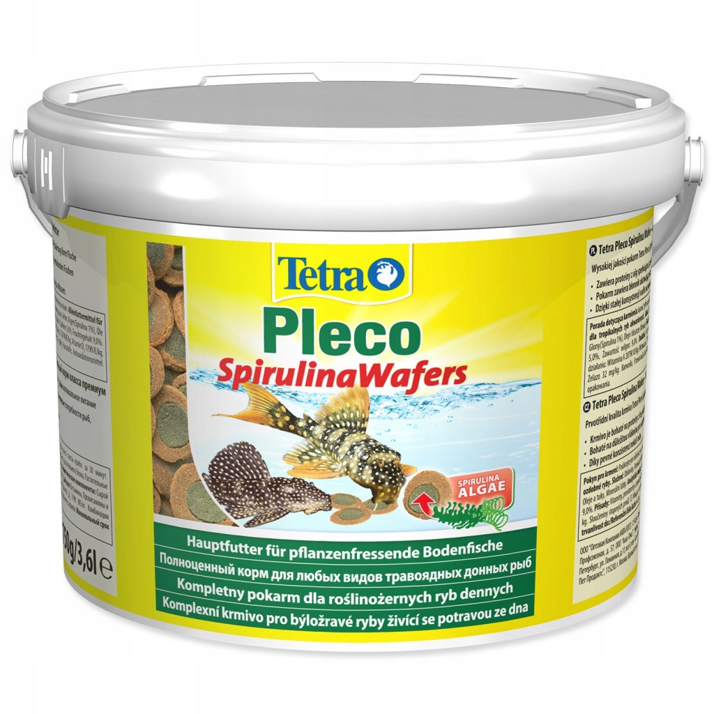 Krmivo Tetra Pleco Spirulina Wafers 3,6l