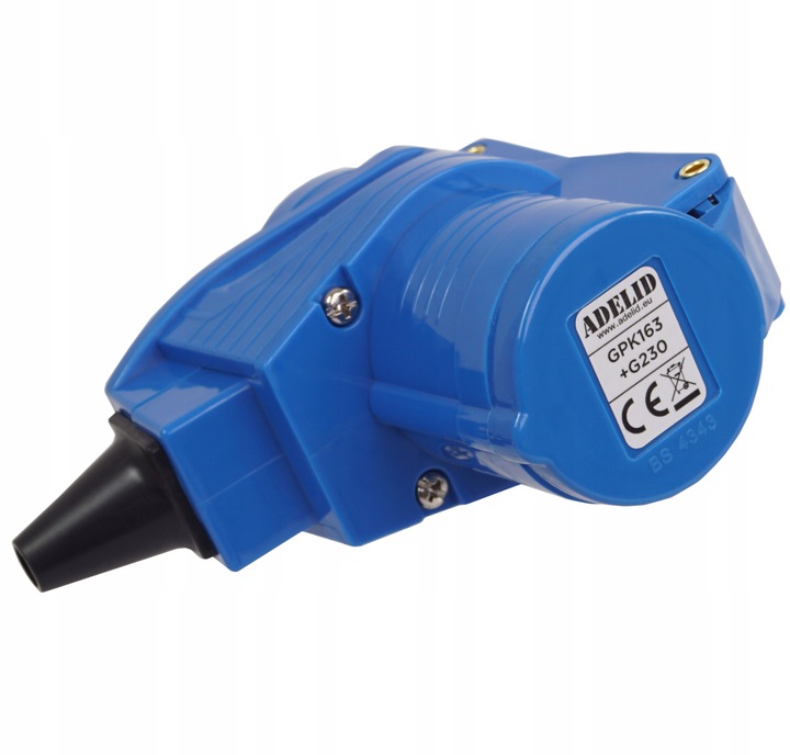 GNIAZDO KĄTOWE 16A 230V ADAPTER CAMPING 3P Kod producenta WTYK KEMPING PRZEJŚCIÓWKA