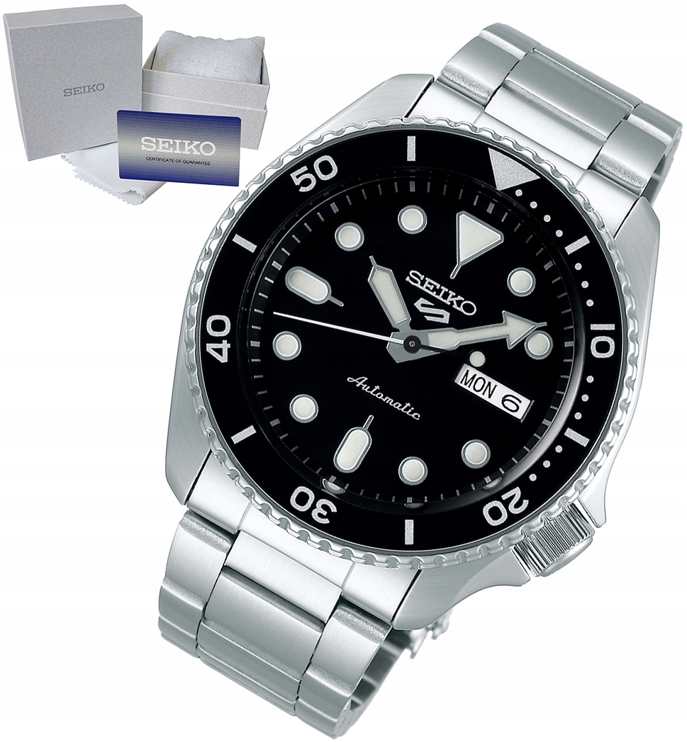 Pánské Hodinky Seiko 5 Sportovní Jako Dárek Automatické Datumovka 100M Krabička