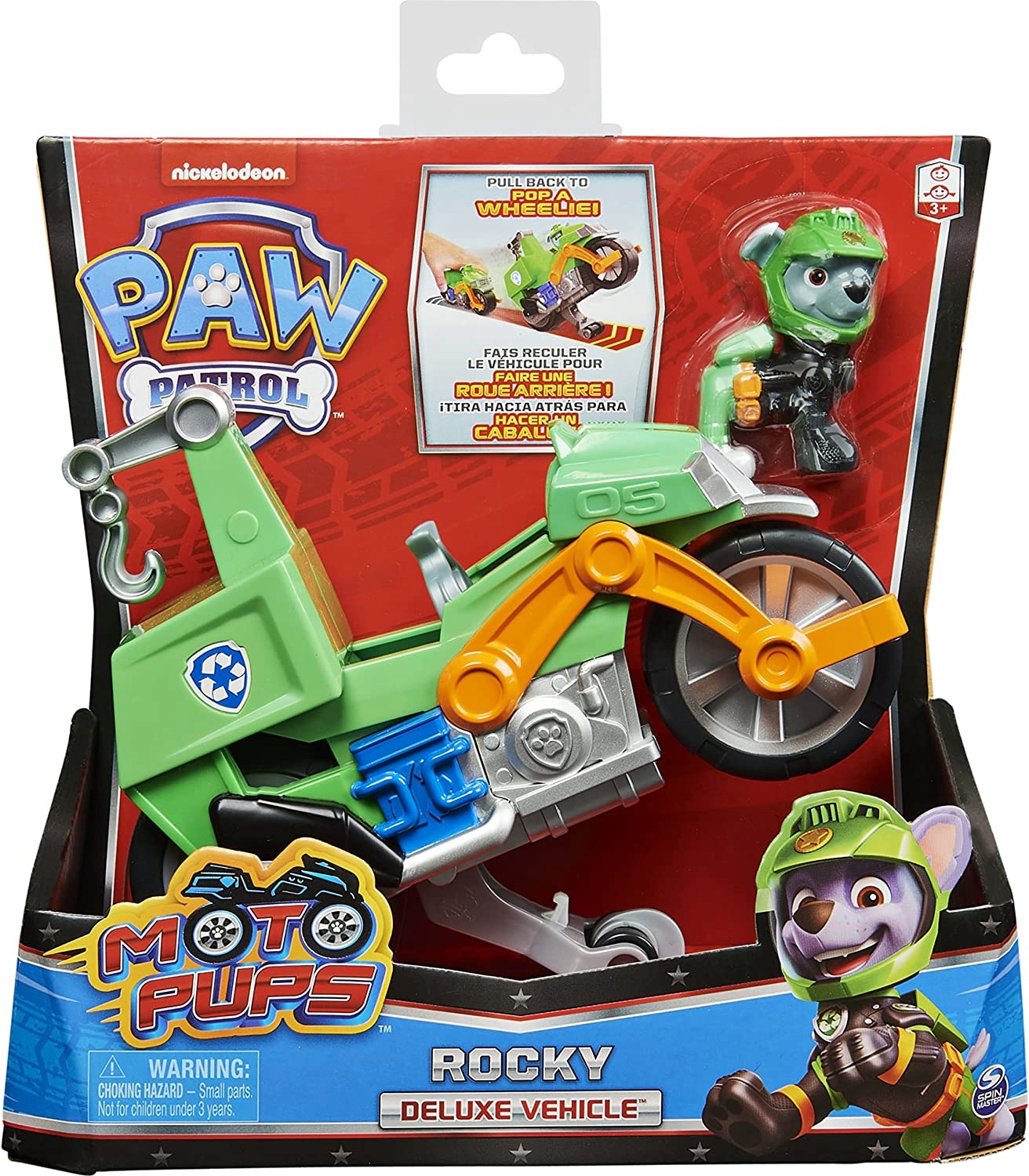 PSI PATROL POJAZD ZDEJMOWANA FIGURKA ROCKY MOTOR EAN (GTIN) 0778988361948