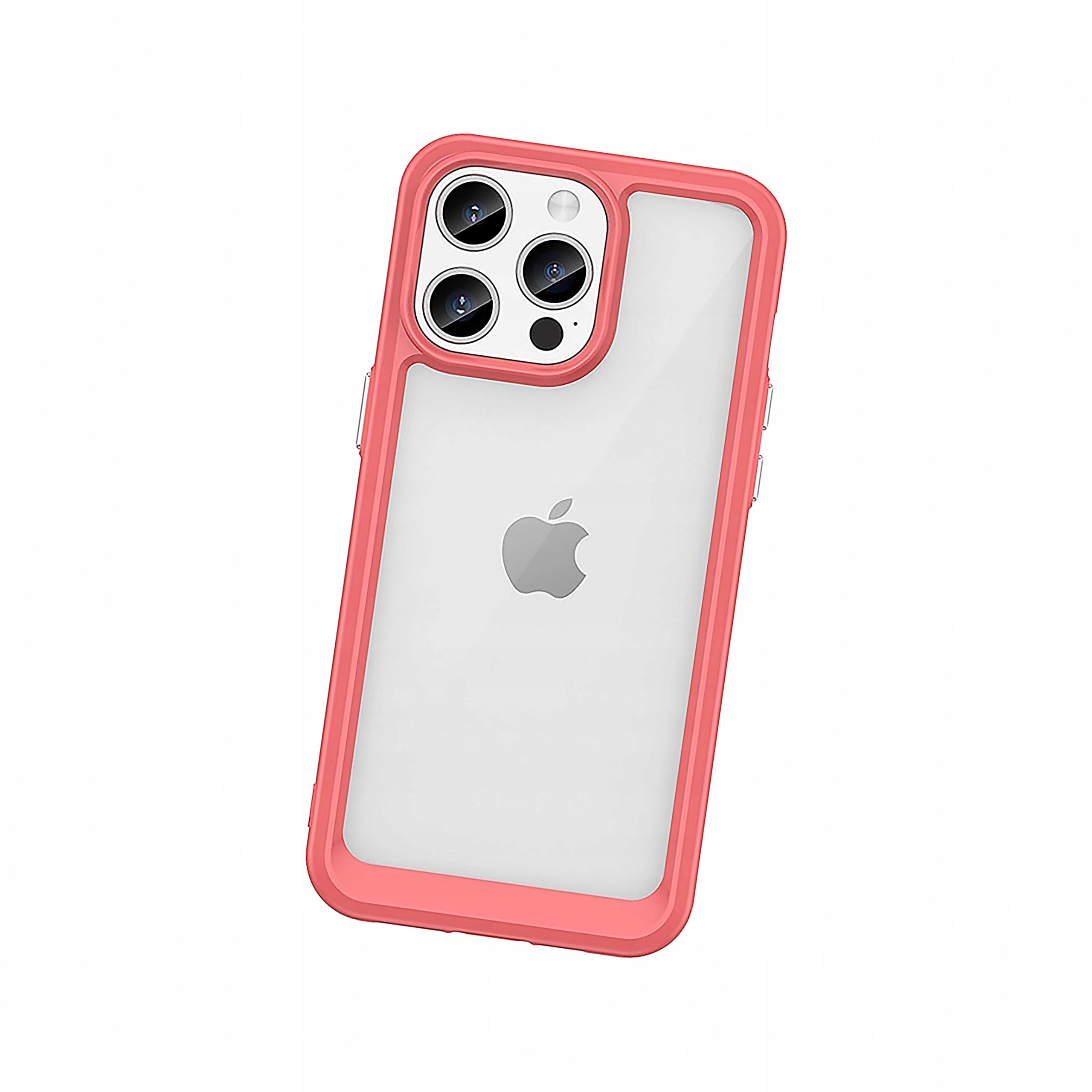 Plecki Wzmocnione etui z elastyczną ramką do iPhone 15 Pro Outer Space